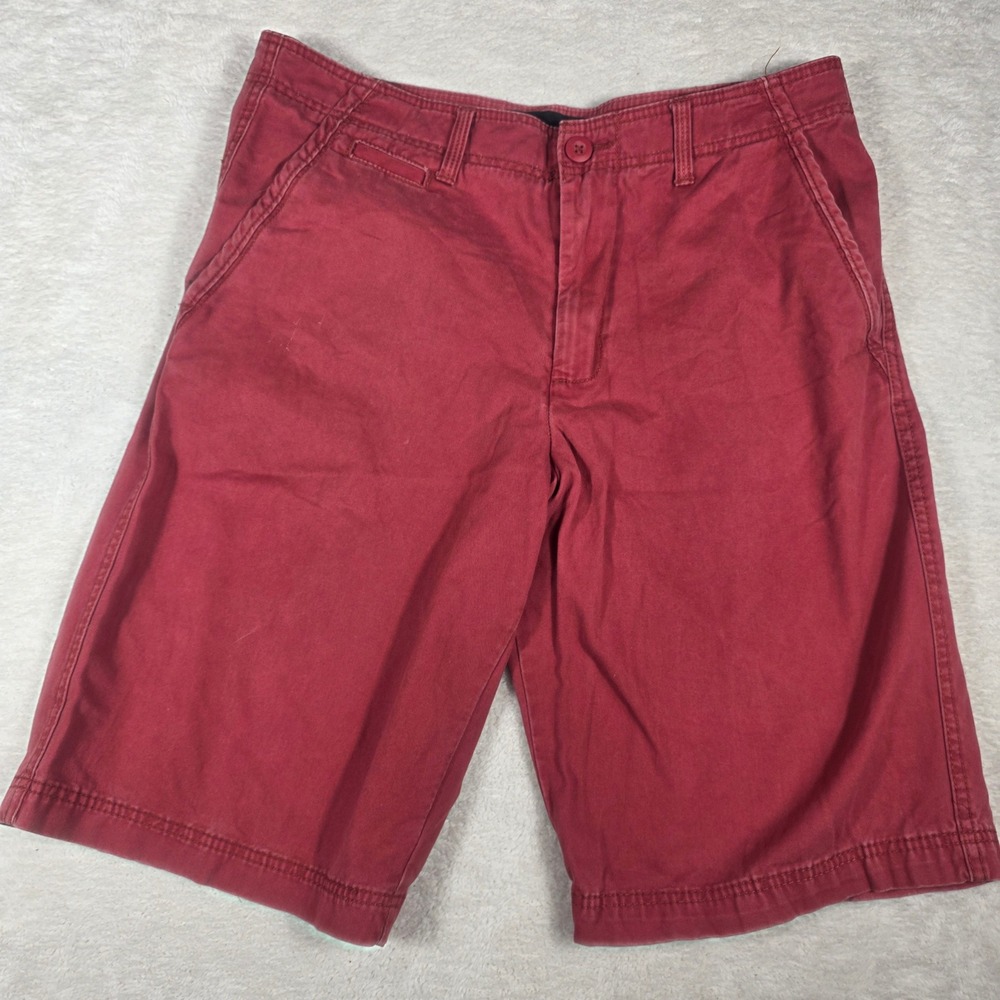 Ocean Pacific Chino Shorts Mens 36 Red Excellent Cotton Casual Surf Op OM1322C
